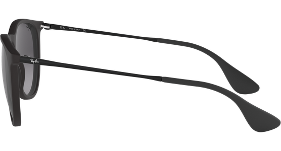 Sonnenbrille Ray-Ban RB4171 Erika Classic Matt Schwarz / Verlauf Grau Seitenansicht - Ansicht 4