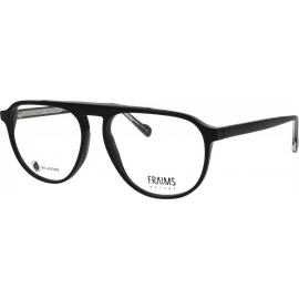 FRAIMS Brille Unisex FRAIMS NATURE 03-41200-01 River, schwarz/schwarz-transparent