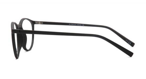 meineBrille 04-79010-01, Schwarz Matt seite - Ansicht 5