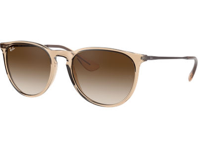 Sonnenbrille Ray-Ban RB4171 Erika Color Mix Glänzend Braun Transparent / Verlauf Braun