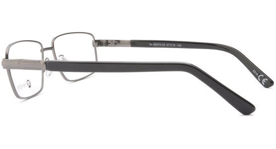 meineBrille 04-69070-02, Dunkel Gun/Schwarz seite - Ansicht 4