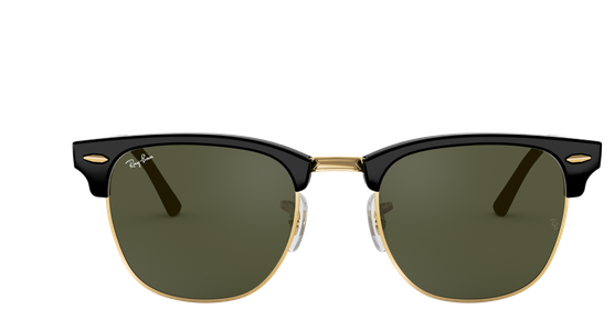 Ray-Ban RB3016 Clubmaster Classic Glänzend Schwarz / Grün W0365 51 - Ansicht 17