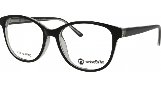 meineBrille 04-30090-02, Schwarz/Transparent - Ansicht 2