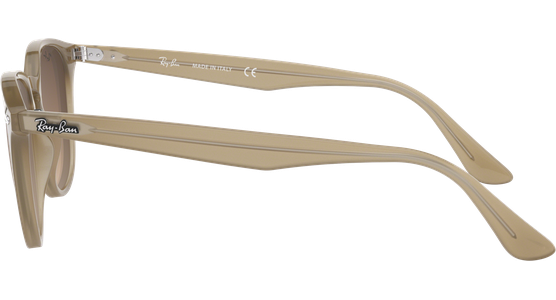 Sonnenbrille Ray-Ban RB4259 Glänzend Beige / Verlauf Braun Seitenansicht - Ansicht 4