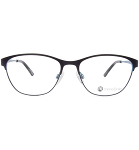 meineBrille 04-96020-02, Dunkel Violett/Türkis Matt front - Ansicht 2