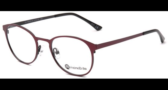 meineBrille 04-79000-01, Rot/Schwarz Matt links - Ansicht 3