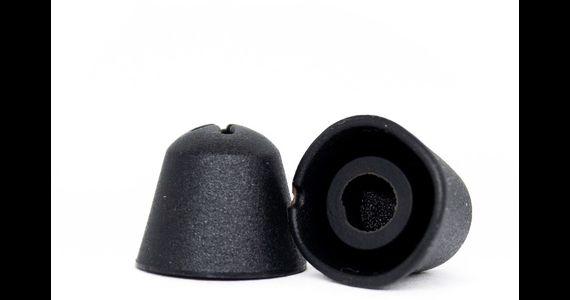 Austauschohrpolster Silikon schwarz