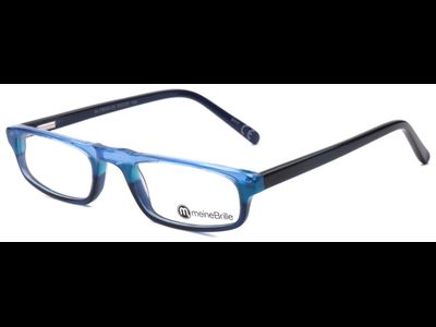 meineBrille 04-79040-02, Hellblau/Dunkel Blau links