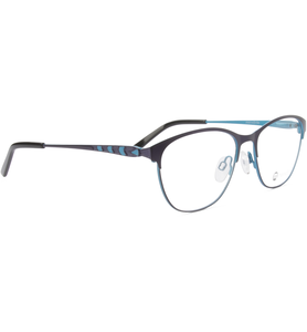 meineBrille 04-96020-02, Dunkel Violett/Türkis Matt rechts - Ansicht 5