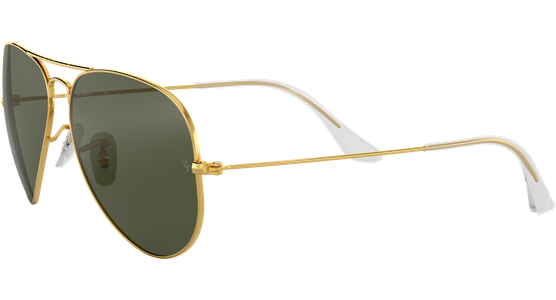 Ray-Ban RB3025 Aviator Classic Glänzend Gold / Grün L0205 58 - Ansicht 7