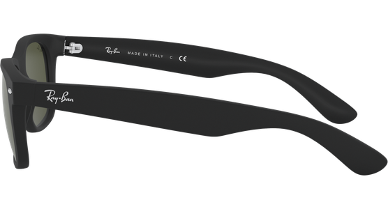 Sonnenbrille Ray-Ban RB2132 Matt Schwarz / Grün Seitenansicht - Ansicht 4