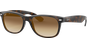Ray-Ban RB2132 New Wayfarer Classic Glänzend Tortoise / Braun 710/51 52