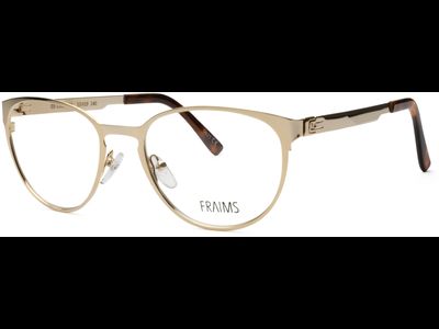 FRAIMS Brille Damen FRAIMS 03-15050-01 Carole, Gold Glänzend Ansicht 2