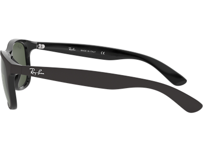 Sonnenbrille Ray-Ban RB4202 Andy Matt Schwarz / Grün Seitenansicht
