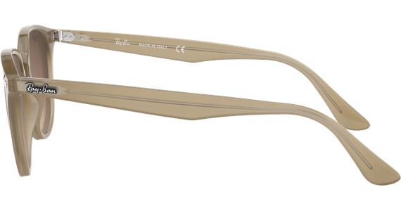 Sonnenbrille Ray-Ban RB4259 Glänzend Beige / Verlauf Braun Seitenansicht - Ansicht 4