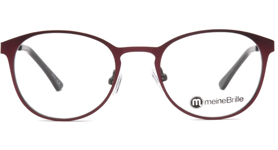 meineBrille 04-79000-01, Rot/Schwarz Matt front - Ansicht 2