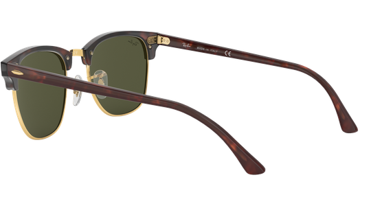 Ray-Ban RB3016 Clubmaster Classic Glänzend Tortoise / Grün W0366 51 - Ansicht 9
