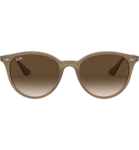 Sonnenbrille Ray-Ban RB4305 Glänzend Beige / Verlauf Braun  - Ansicht 2