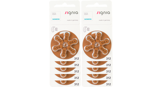 60 x Signia 312 - Ansicht 2