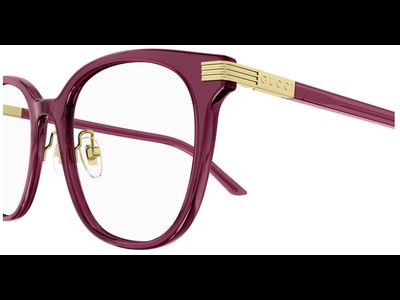 Gucci Brille Damen Gucci GG1453OK 53 Rot Ansicht 3