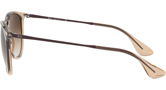Sonnenbrille Ray-Ban RB4171 Erika Color Mix Glänzend Braun Transparent / Verlauf Braun - Ansicht 4
