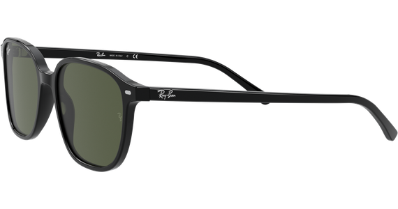 Ray-Ban Leonard RB2193 Glänzend Schwarz / Grün 901/31 53 - Ansicht 3