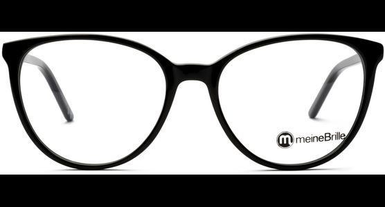 meineBrille 04-06000-01, Schwarz Front - Ansicht 2