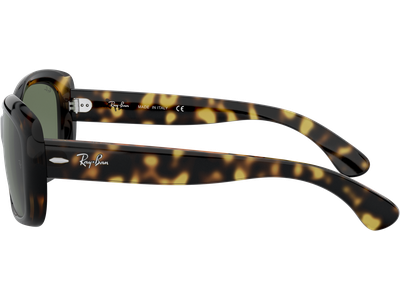 Sonnenbrille Ray-Ban RB4101 Jackie Ohh Glänzend Hellhavanna / Grün  Seitenansicht