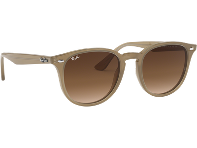 Sonnenbrille Ray-Ban RB4259 Glänzend Beige / Verlauf Braun Seitenansicht