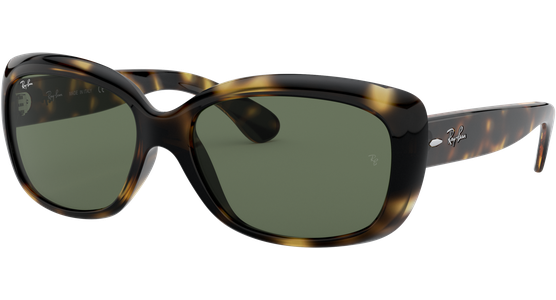 Ray-Ban RB4101 Jackie Ohh Glänzend Hellhavanna / Grün 710 58 - Ansicht 6