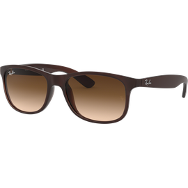 Sonnenbrille Ray-Ban RB4202 Andy Matt Braun / Verlauf Braun Seitenansicht