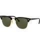 Ray-Ban RB3016 Clubmaster Classic Glänzend Schwarz / Grün W0365 51