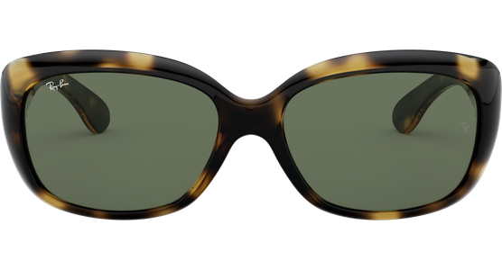 Sonnenbrille Ray-Ban RB4101 Jackie Ohh Glänzend Hellhavanna / Grün  - Ansicht 2
