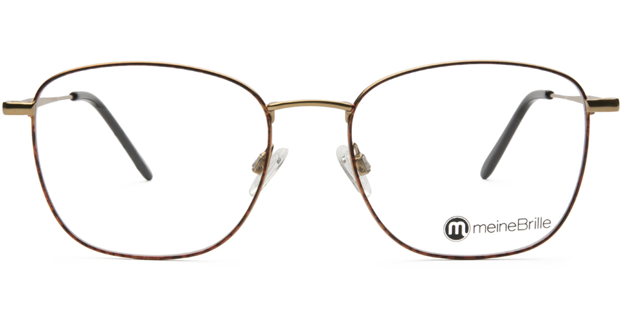 meineBrille 04-12060-02, Gold/ Havanna matt Front