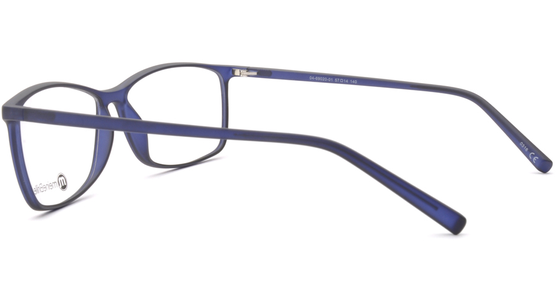 meineBrille 04-69020-01, Blau Matt seite - Ansicht 3