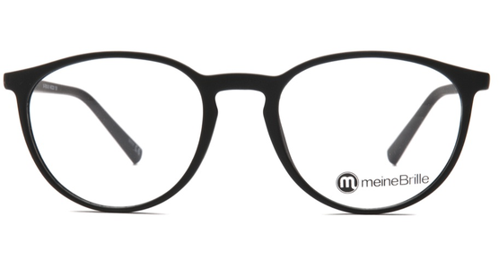 meineBrille 04-79010-01, Schwarz Matt front - Ansicht 2