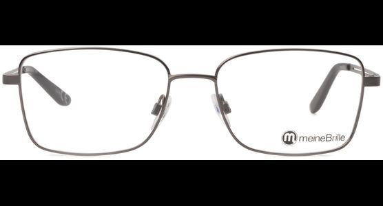 meineBrille 04-96080-01, Dunkel Gun Matt front - Ansicht 2