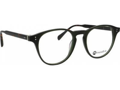 meineBrille Brille Unisex meineBrille 04-30070-01, Dunkelgrün/Havanna Ansicht 4