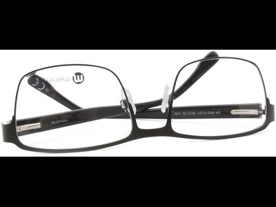 meineBrille 04-96010-01, Schwarz Matt umgedreht