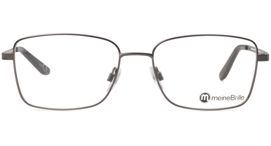 meineBrille 04-96080-01, Dunkel Gun Matt front - Ansicht 2