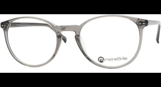 meineBrille 04-12020-02, Hellgrau Schräg links - Ansicht 3
