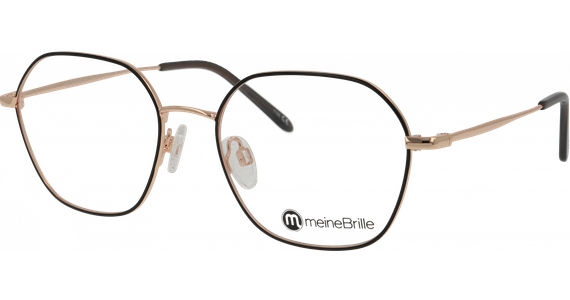 meineBrille 04-30000-01 Schwarz/ Kupfergold - Ansicht 2