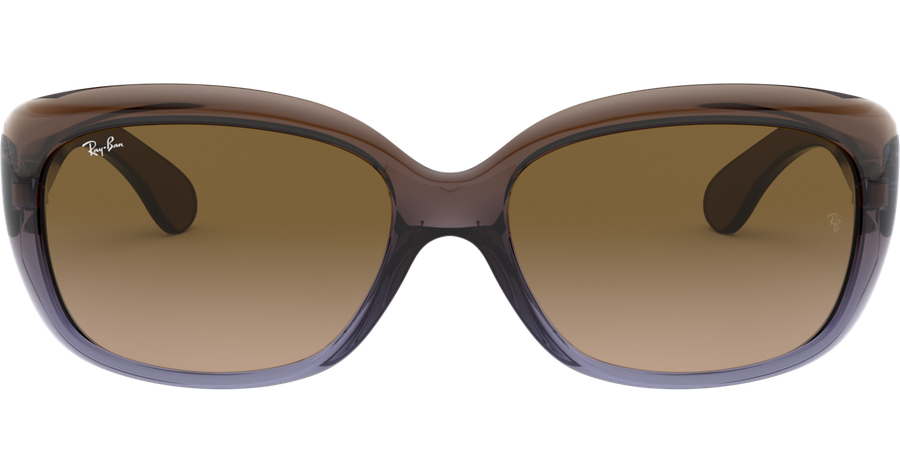 Sonnenbrille Ray-Ban RB4101 Jackie Ohh Glänzend Braun / Verlauf Braun