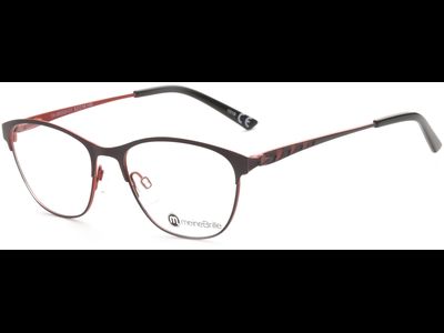 meineBrille 04-96020-01, Brombeere/Orange Matt links