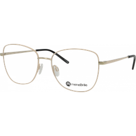  meineBrille 04-30040-01, Gold/Creme glänzend