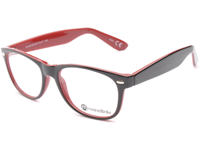 meineBrille 04-69150-02, Schwarz/Rot links