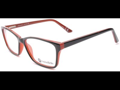 meineBrille 04-69190-01, Schwarz/Rot links