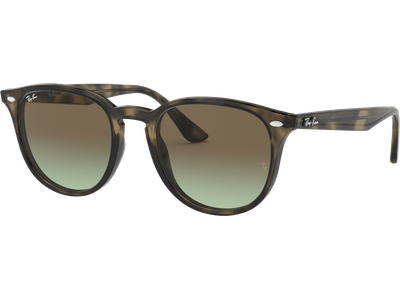 Sonnenbrille Ray-Ban RB4259 Glänzend Havanna Grau / Verlauf Braun Seitenansicht