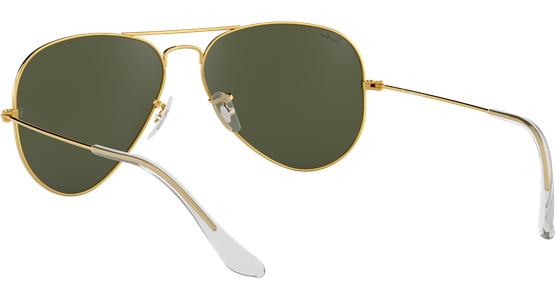Ray-Ban RB3025 Aviator Classic Glänzend Gold / Grün L0205 58 - Ansicht 10