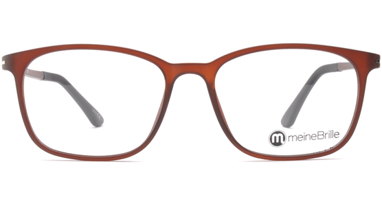 meineBrille 04-69120-02, Dunkel Braun Matt front - Ansicht 2